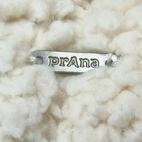 Prana Permafrost Half Zip Soft Cozy Fleece Fluffy Pullover Hoodie Sweater, XL - Picture 5 of 7